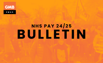 GMB submits NHS Pay Claim to Government